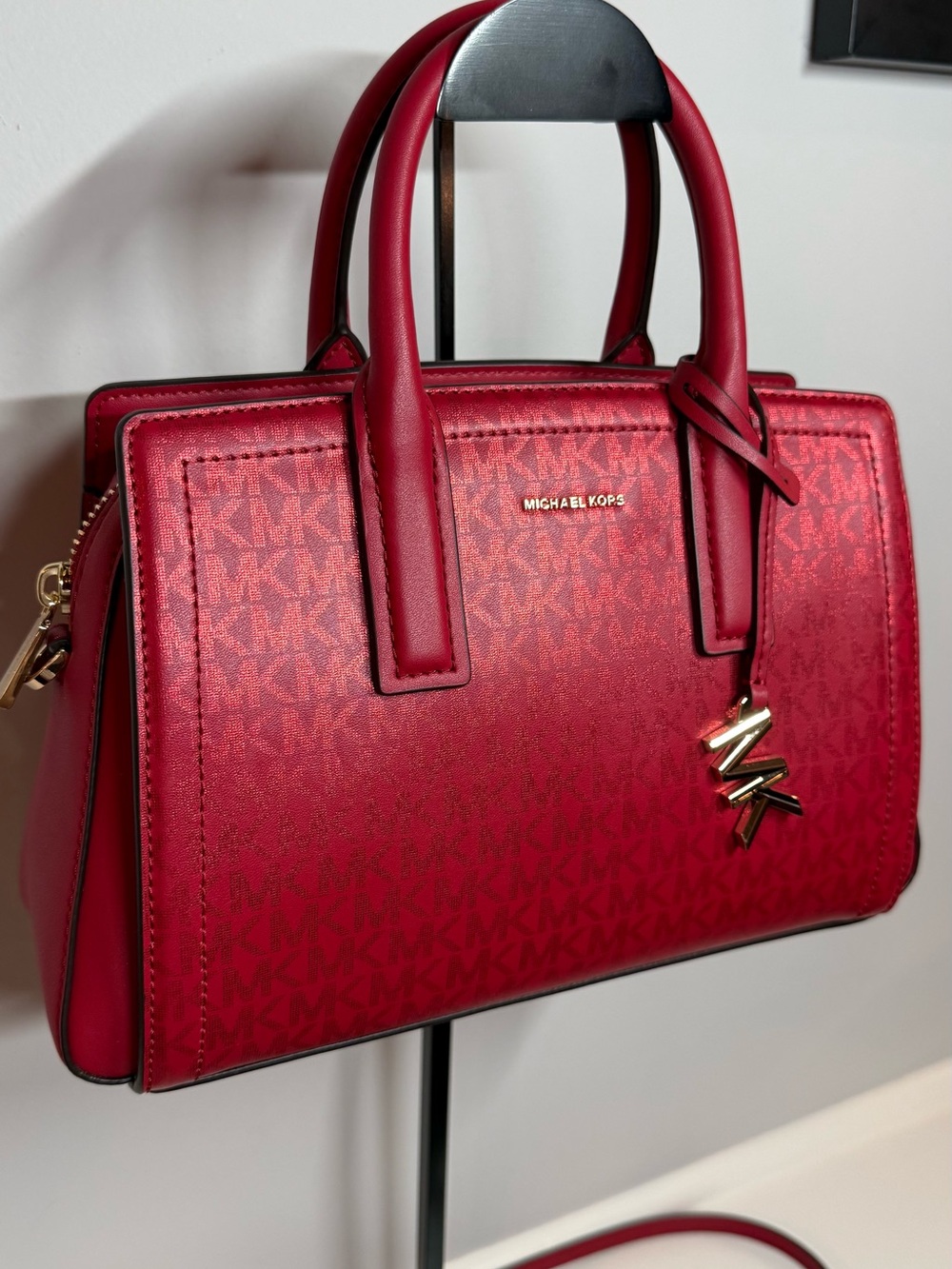 Michael Kors Laila Small Satchel Bag - Picture 2 of 11